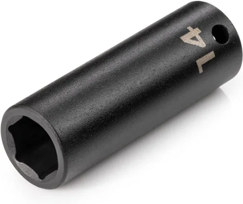 Vista 59 de TEKTON Zócalo de impacto de 6 puntos de 1 pulgada de profundidad de 3/8 pulgadas x 1 pulgada SID13025