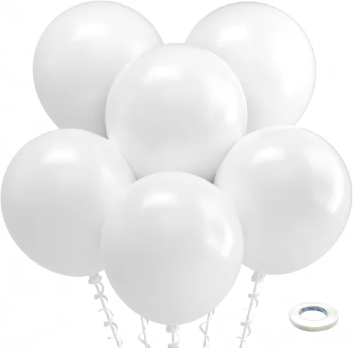 Vista 55 de Bezente Paquete de 150 globos de látex mate color burdeos de 5 pulgadas rojo (07-Red-G42)