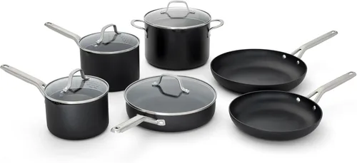 Vista 8 de Calphalon® Juego de 6 piezas de utensilios de cocina, anodizados, antiadherentes, de alta resistencia
