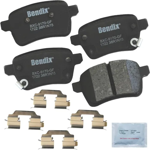 Vista 171 de Bendix Priority1 CFC154 - Juego de pastillas de freno de disco para Avanti II, Century, LeSabre, Regal, Riviera, chasis comercial, DeVille