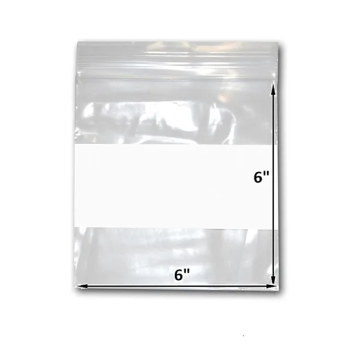 Vista 3 de 200 bolsas de plástico transparente de 6 x 9 pulgadas, bolsas de polietileno con cierre resellable de 2 mil con cierre resellable Claro