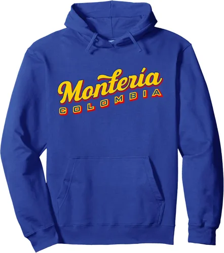 Vista 4 de Sudadera con capucha Montería Colombia, Negro
