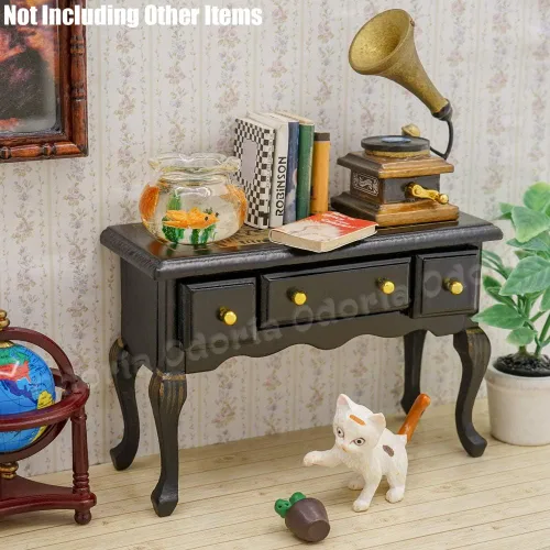 Vista 7 de Odoria Accesorios para muebles de casa de muñecas de escritorio en miniatura 1/12
