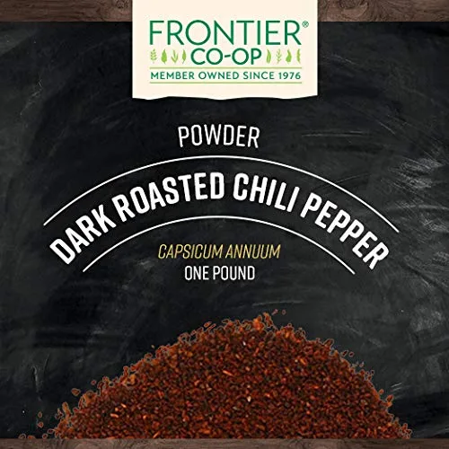 Vista 2 de Frontier Co-op Ají molido tostado oscuro 1lb