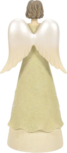 Vista 2 de Enesco Foundations Friend Makes Your Heart Smile - Figura de ángel, 7.8 pulgadas, multicolor