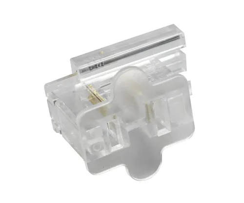 Vista 2 de Creative Hobbies Enchufe de repuesto para mujer, cremallera SPT-1, salida complementaria de vampiro para cuerdas de luz (transparente), paquete de 5