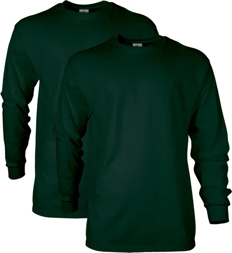 Vista 152 de Gildan - Camiseta de manga larga de algodón ultra estilo G2400 para adultos, paquete múltiple