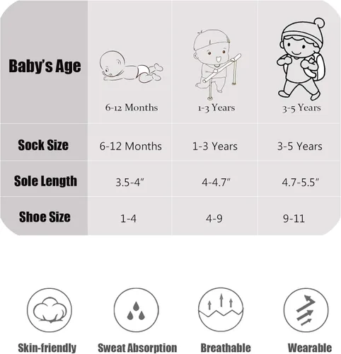 Vista 3 de Jamegio 816 pares de calcetines antideslizantes para niños pequeños con agarres para bebés y niñas