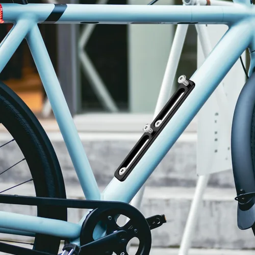 Vista 5 de Adaptador de jaula para botella de bicicleta, base de montaje B-RAD de aleación de aluminio ajustable en posición alterna, soportes de montaje