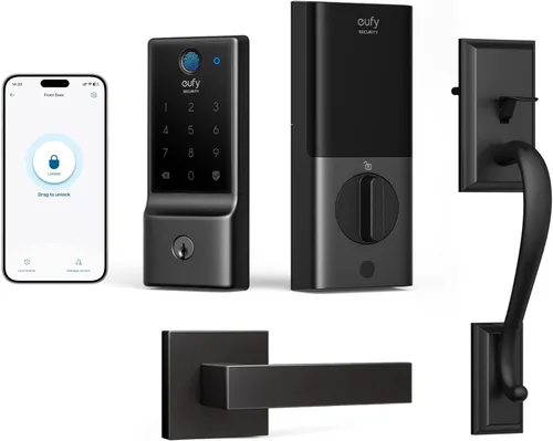 Vista 9 de eufy Security Smart Lock C220, cerradura de puerta de entrada sin llave