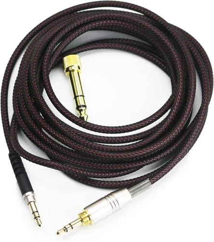 Vista 6 de NewFantasia Cable de actualización de audio de repuesto compatible con Audio-Technica ATH-M50xBT, ATH-AR3BTBK, ATH-SR50BT, ATH-ANC9, ATH-ANC7B