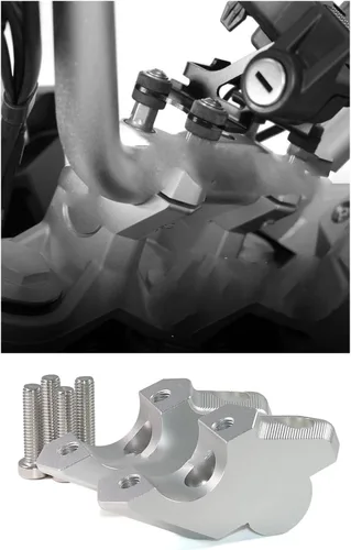 Vista 3 de Abrazadera de manillar para F850GS para F900R para F900XR para F850GS para motocicleta de aventura para elevador de manillar CNC con clip