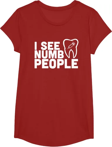 Vista 78 de I see Numb People - Camiseta de regalo para dentista dental, Negro, S