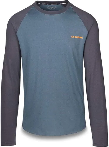 Vista 3 de Dakine Men's Thrillium Long Sleeve Bike Jersey – Breathable MTB Jersey Performance Fabric Equipo Aggy Negro