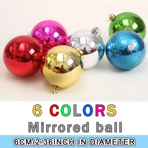 Vista 3 de 24 PCS Adornos de Bolas de Navidad Irrompibles de 2.36 pulgadas - Decoraciones de Tema Surtido para Árbol de Navidad