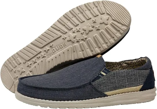 Vista 3 de Hey Dude Zapato Thad Chambray para hombre