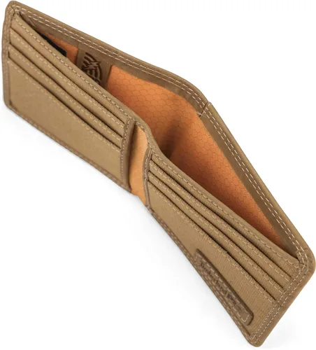 Vista 4 de Timberland PRO Cartera plegable RFID delgada de cuero para hombre con ventana trasera de identificación