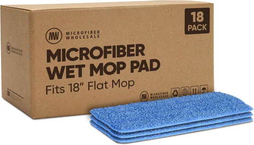Vista 10 de Microfiber Wholesale Almohadilla de microfibra absorbente de 18 pulgadas, reutilizable, lavable a máquina, repuestos (paquete de 2)
