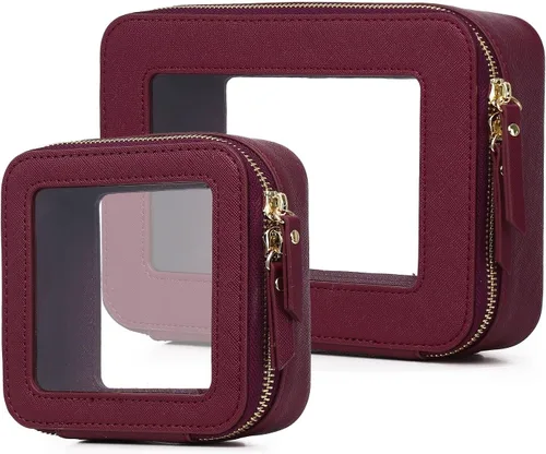 Vista 83 de Bolsa de maquillaje transparente (negro L)