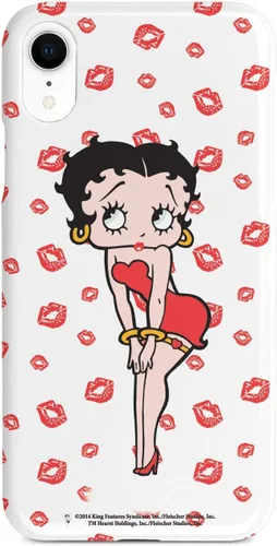 Vista 10 de Inspired Cases - Compatible con iPhone Xs Max - Funda protectora con textura 3D para Apple iPhone Xs Max - Classic Betty Boop