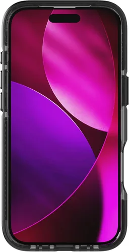 Vista 2 de Tech21 EvoCheck - Funda protectora delgada para iPhone 17 Air, color ahumado/negro, protección contra impactos, compatible con MagSafe