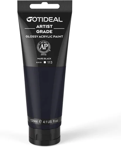 Vista 11 de GOTIDEAL - Pintura acrílica iridiscente, rojo camaleón, de 4.1 oz, no tóxicas, no se decoloran; ricos pigmentos para artistas adultos y niños