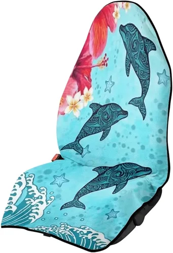 Vista 40 de Fundas de Asiento de Coche con Diseño de Sudadera de Girasol y Bandera Estadounidense para Coche, Camión, SUVs, Protector de Asiento Impermeable