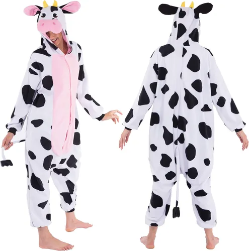 Vista 2 de Spooktacular Creations Pijama unisex de elefante para adultos, disfraz de animal de elefante para fiesta temática de Halloween