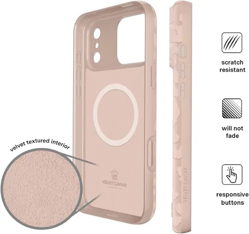Vista 136 de VELVET CAVIAR Funda para iPhone 15, compatible con MagSafe, probada contra caídas de 10 pies, fundas protectoras de diseño, leopardo color rosa