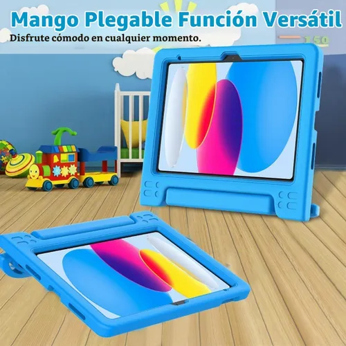 Vista 7 de BMOUO Funda para niños para iPad A16 de 11ª generación de 11 pulgadas 2025/iPad de 10ª generación de 10.9 pulgadas 2022 - con protector de pantalla