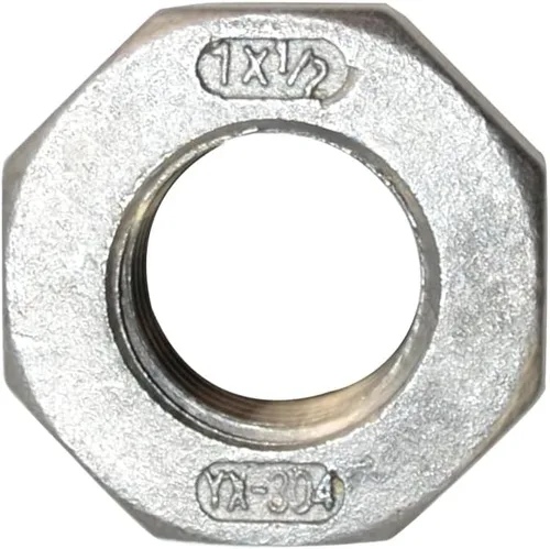 Vista 3 de 1/4" macho NPT a 1/8" hembra NPT hembra reductor/reductor buje de tubería, adaptador, buje hexagonal SS 304 de acero inoxidable
