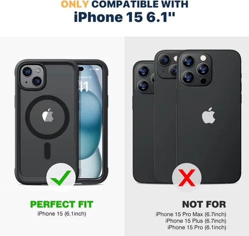 Vista 614 de DIACLARA - Funda transparente compatible con iPhone XR 6.1 pulgadas 2018