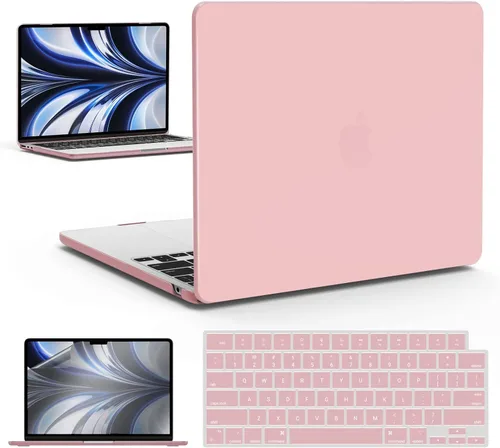 Vista 61 de IBENZER Funda para MacBook Air de 13 pulgadas 2026 2025 2024 2023 2022 M4 A3240 M3 A3113 M2 A2681, funda rígida con cubierta de teclado ScreenFilm