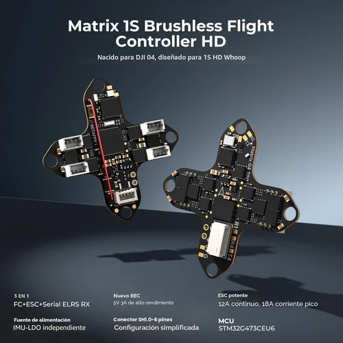 Vista 3 de BETAFPV Meteor75 Pro - Cuadricóptero Whoop sin escobillas con matriz 1S 3 en 1 HD FC, motor 1102 22000KV, soporte de 3 cuchillas de 1.772 in