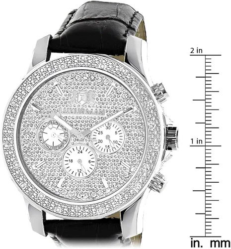 Vista 5 de LUXURMAN Mens Reloj de diamantes 0,25ct congelación