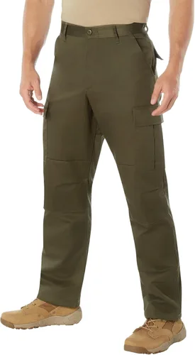 Vista 43 de Rothco: pantalones tácticos BDU – Pantalones cargo resistentes para senderismo al aire libre, EDC, uniforme de trabajo Uniforme de combate