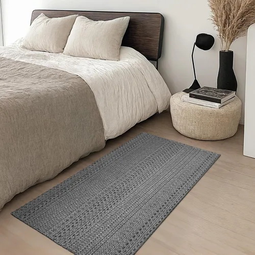 Vista 14 de MatEssenz Alfombrillas de cocina de 20 x 30 pulgadas para piso, alfombras de cocina tejidas, lavables a máquina, estilo bohemio, antideslizantes