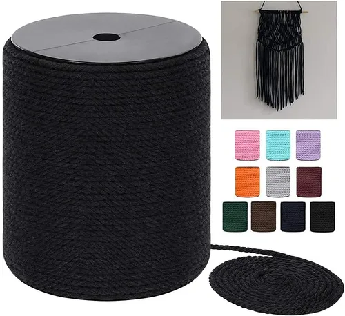 Vista 11 de Cordón de macramé, 0.118 pulgadas x 328 yardas