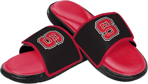 Vista 258 de FOCO Sandalias deportivas de espuma para ducha con logotipo de equipo universitario de la NCAA para hombre