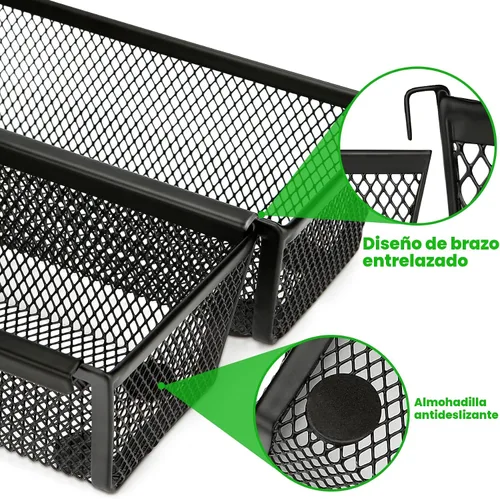 Vista 3 de Smgmg Organizador de cajones de cubiertos, organizador de cubiertos para cajón, paquete de 6 organizadores de utensilios para cajones de cocina