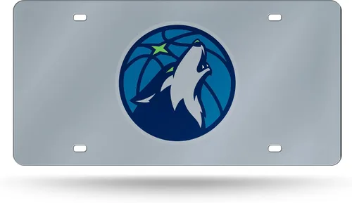 Vista 12 de Rico Industries Placa de matrícula metálica con incrustaciones láser de la NBA
