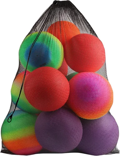 Vista 28 de GSE Games & Sports Expert 24x36/30x40 X-Large Mesh Sports Equipment Drawstring Bag for Soccers, Basketballs, Footballs