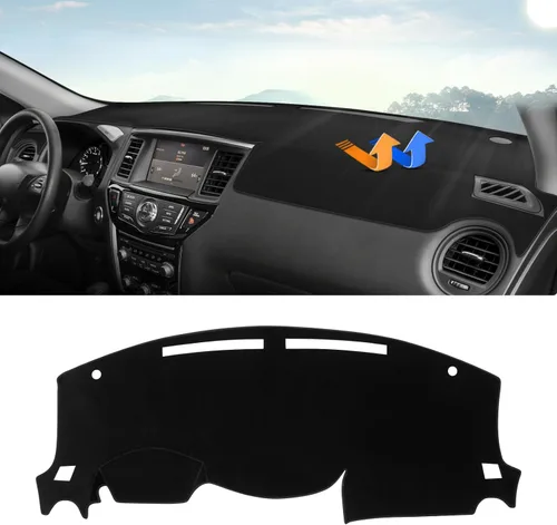 Vista 10 de Autorder - Tapete para salpicadero para 2007-2013 Chevy Chevrolet Silverado/GMC Sierra con dos guanteras, accesorios, cubierta de salpicadero