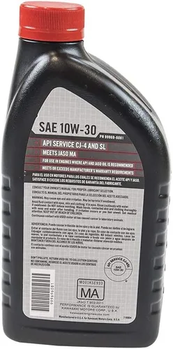 Vista 2 de Kawasaki PIEZA GENUINA K-Tech 10W-30 Aceite de Motor Cuarto de Galón #99969-6081