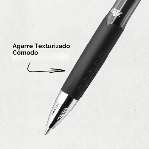Vista 4 de Uniball™ 207 Bolígrafos de gel, tinta surtida, punta media de 0.03 in, 3 Surtido