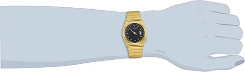 Vista 4 de JIANDUN Reloj de una mano con fecha, todos los relojes de pulsera clásicos de acero inoxidable para hombres y mujeres, movimiento de cuarzo japonés