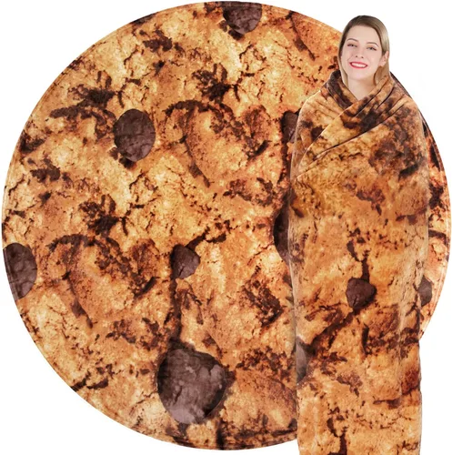 Vista 13 de Jorbest Manta de Tortilla de Burrito para Regalo de Cumpleaños para Mujeres, Hombres, Adolescentes, Niños y Niñas, Manta de Comida de Tortilla