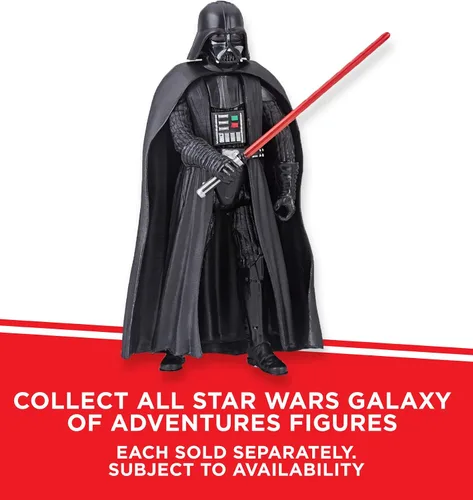 Vista 5 de STAR WARS Galaxy of Adventures Darth Vader Figura de acción de 3.75 pulgadas y mini cómic
