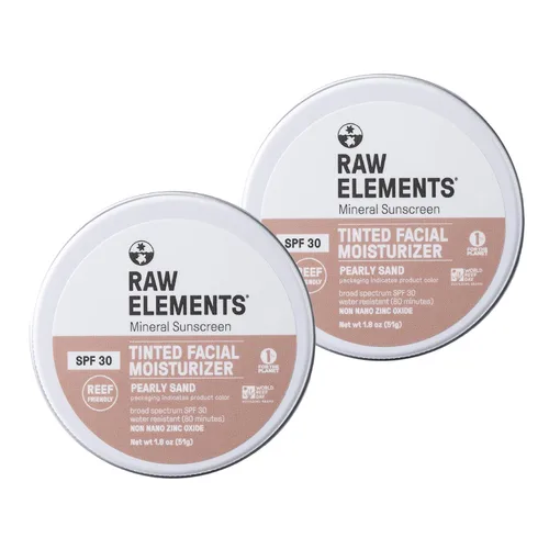 Vista 14 de Crema facial tintada ultra-hidratante Raw Element, protector solar mineral no tóxico para la cara, hidratante diario tintado, óxido de zinc no nano