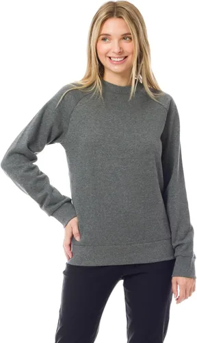 Vista 104 de MixMatchy Sudadera básica suave y cómoda de forro polar con cuello redondo para mujer